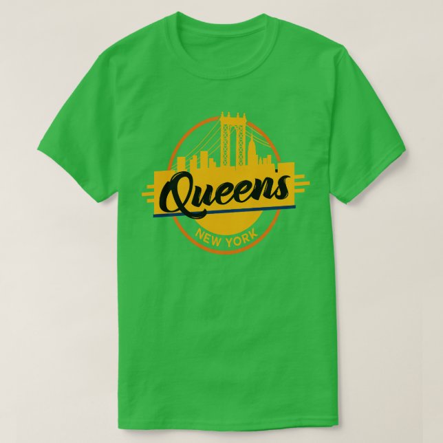Camiseta Queens New York 7 (Diseño del anverso)