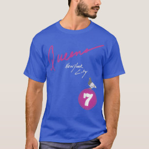Camiseta Queens New York City Pigeon 7 Train 2