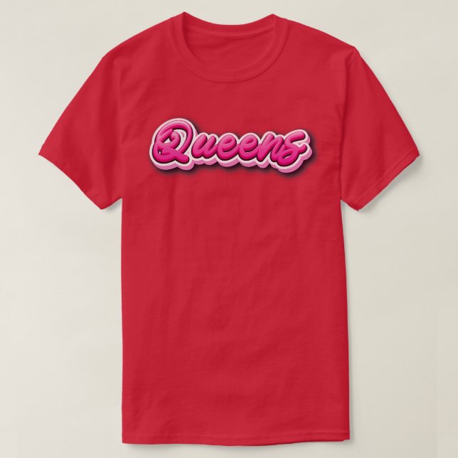 Camiseta Queens New York me crió (Diseño del anverso)