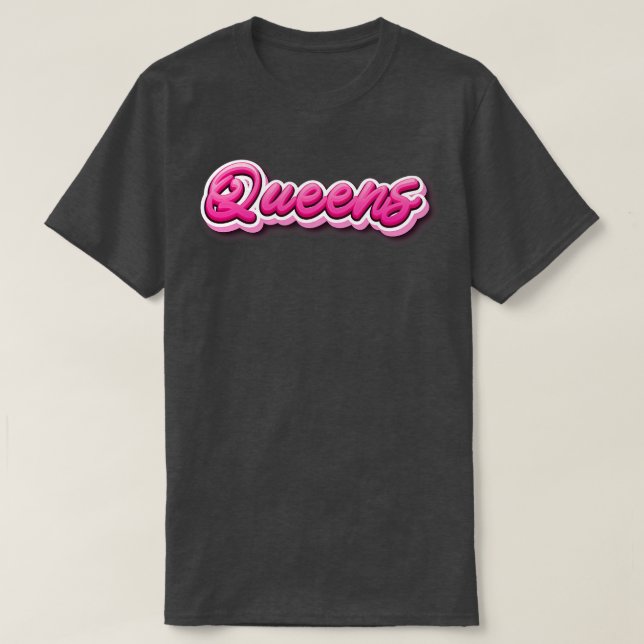 Camiseta Queens New York me crió (Diseño del anverso)