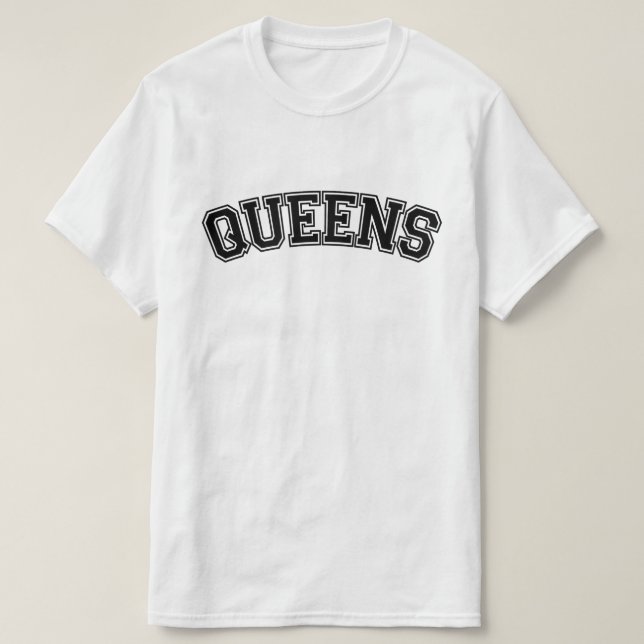 CAMISETA QUEENS, NYC (Diseño del anverso)