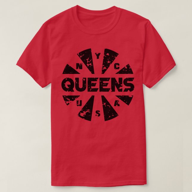 Camiseta Queens NYC 4 (Diseño del anverso)