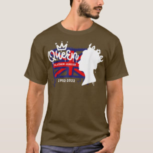 Camiseta Queens Platinum Jubilee 2022 70 British Monarch Qu