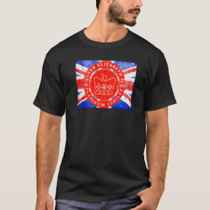 Camiseta Queens Platinum Jubilee Reino Unido Reina Británic