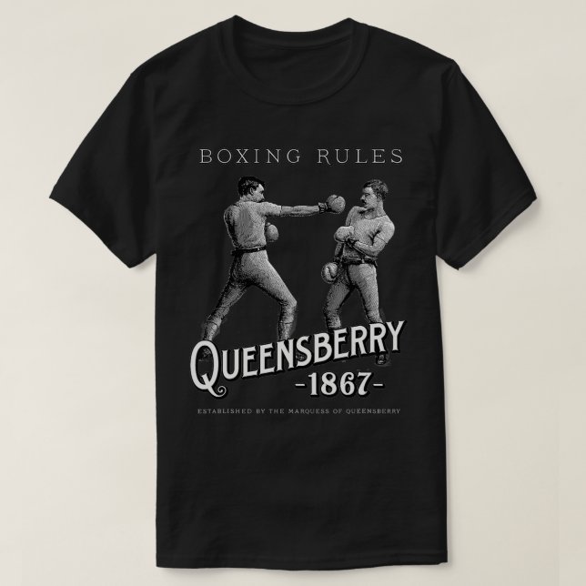 Camiseta Queensberry Boing Rules Vintage Boing  (Diseño del anverso)