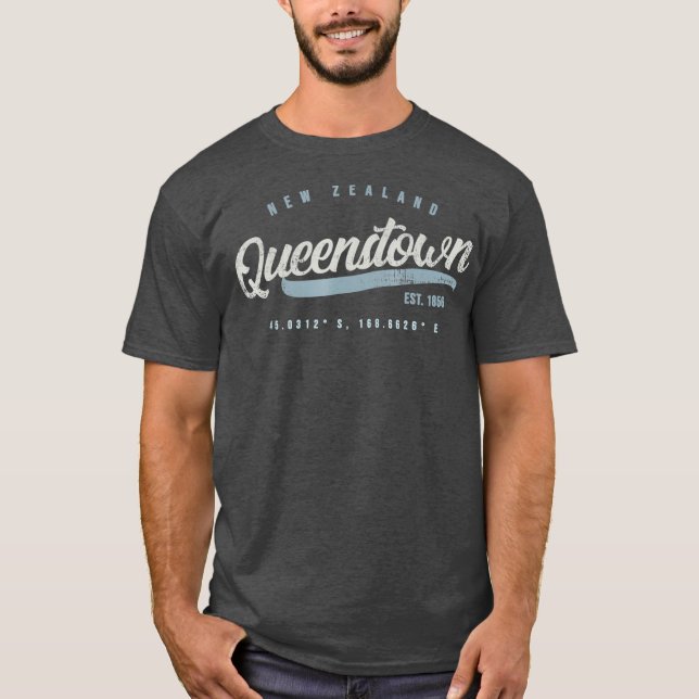 Camiseta Queenstown Nueva Zelanda (Anverso)