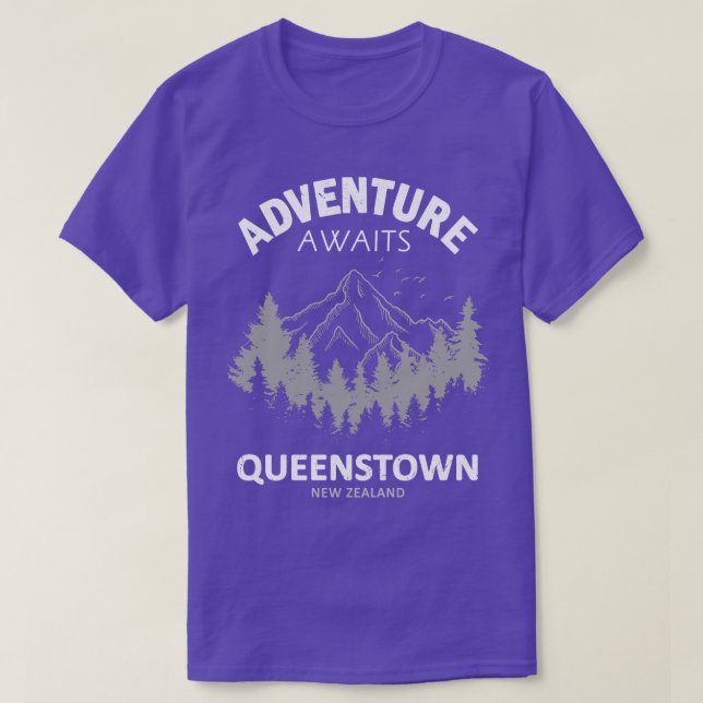 Camiseta Queenstown Nueva Zelanda (Diseño del anverso)