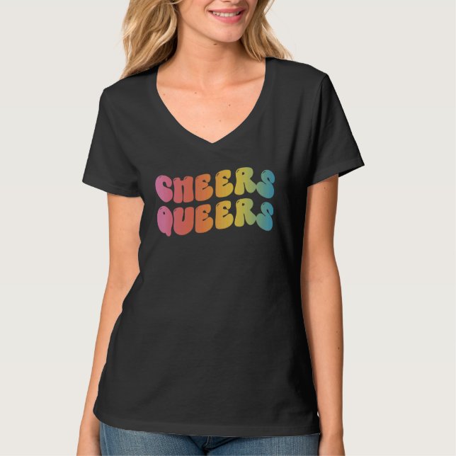 Camiseta Queer Human Rights Bisexual Pride Ally Transgender (Anverso)