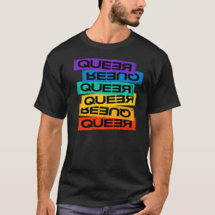 Camiseta Queer Lgbtq Bandera del Orgullo Gay Lesbiana Arcoi