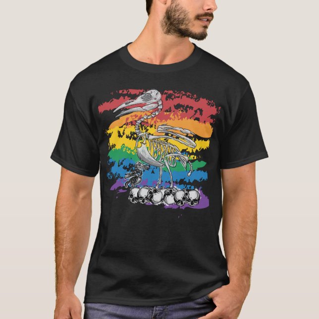 Camiseta Queer Peer - Skelican (Anverso)