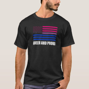 Camiseta Queer Y Orgulloso De Que Algunas Personas Sean Bis