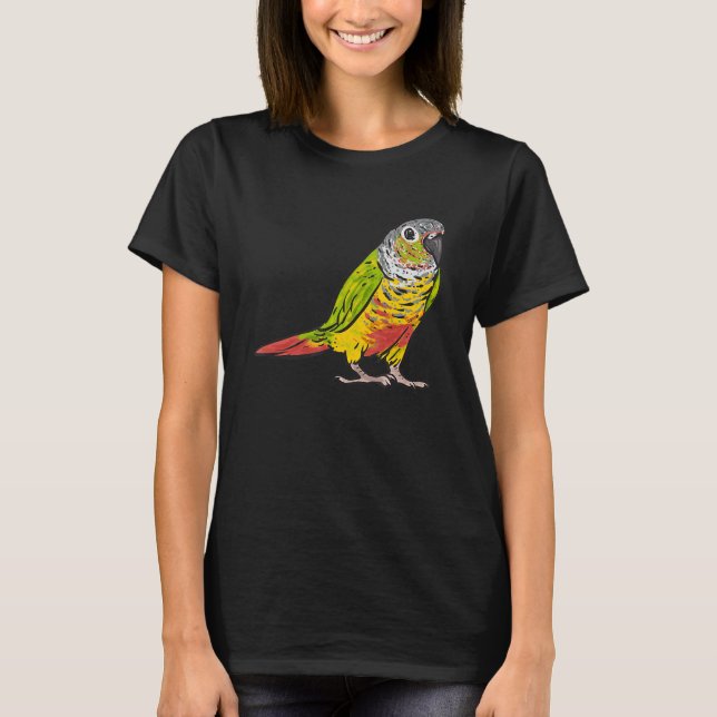 Camiseta Queja verde conure Parrot Ave Conure 1 (Anverso)