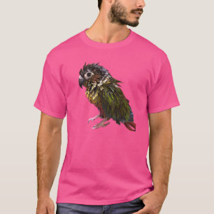 Camiseta Queja verde húmeda Conure Bird Wed Pequeño Loro We