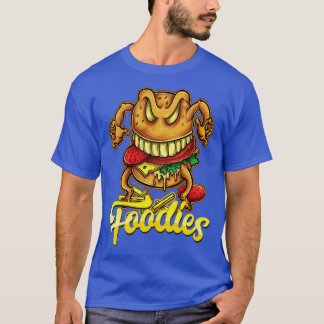 Camiseta Quema de hamburguesa de comida