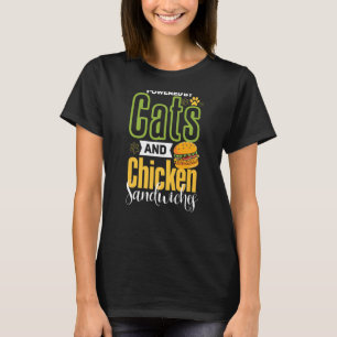 Camiseta Quema de pollo en un sándwich