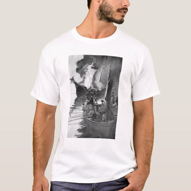 Camiseta Quema del Gaspee (Anverso)