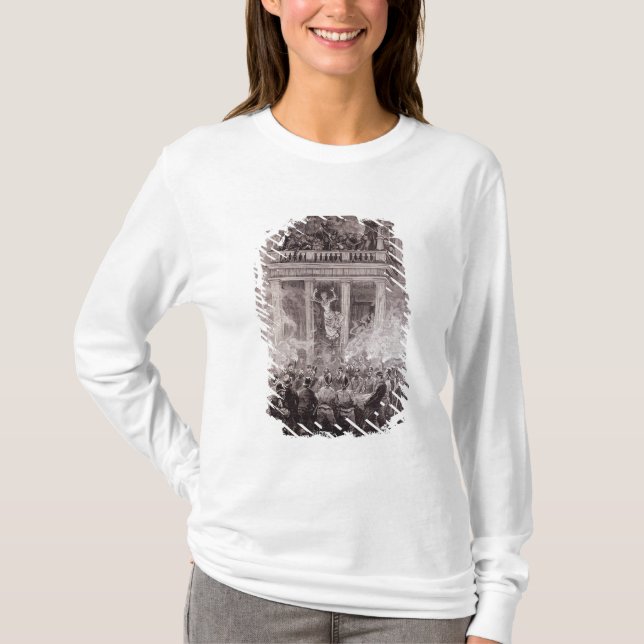Camiseta Quema del teatro del anillo, Viena (Anverso)