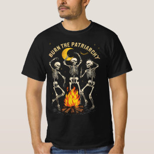 Camiseta Quema el patriarcado, divertida Halloween feminist