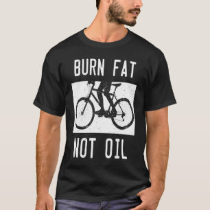 Camiseta Quema Grasa No Petróleo Bicicleta MTB Ciclista Cic