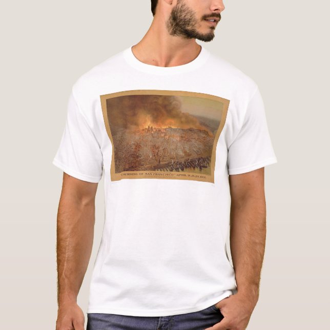 Camiseta Quema San Francisco del 18-20 de abril de 1906 (Anverso)
