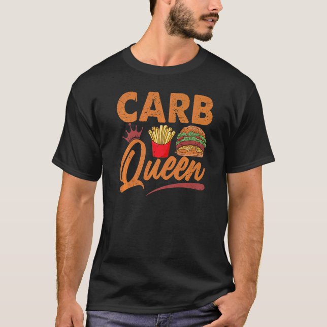 Camiseta Quemador De Carbón Reina Burger Y Alimentos Rápido (Anverso)