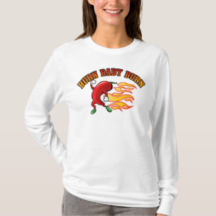 Camiseta Quemadura del bebé de la quemadura