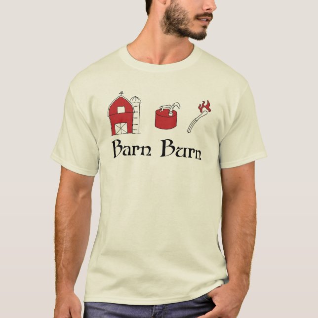 Camiseta Quemadura del granero (Anverso)