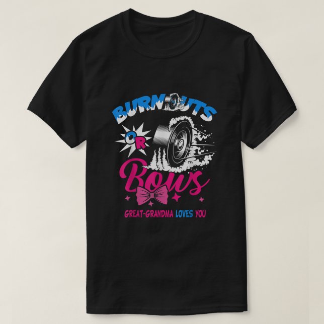 Camiseta Quemaduras de sexo o vacas revelan que el Fiesta d (Diseño del anverso)