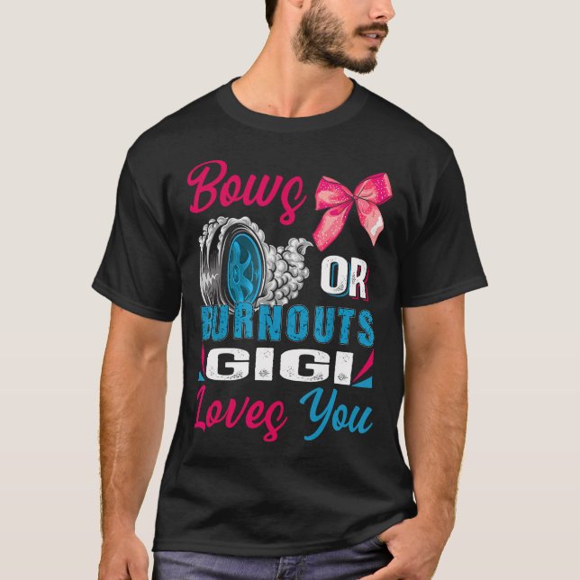 Camiseta Quemaduras o arcos Gigi te ama a ti, parte revelad (Anverso)