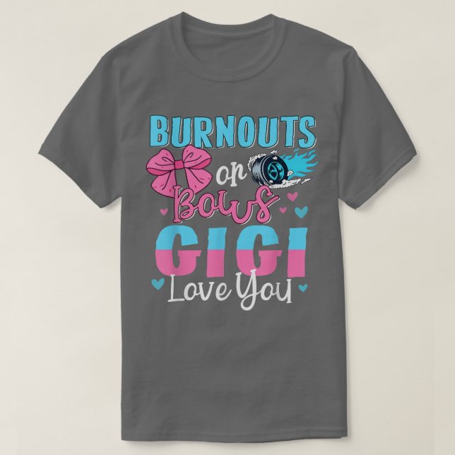 Camiseta Quemaduras o arcos Gigi te ama sexo revelar gran (Diseño del anverso)