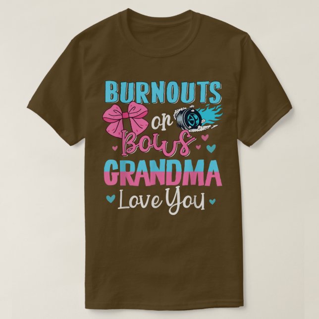 Camiseta Quemaduras o arcos La abuela te ama el género reve (Diseño del anverso)