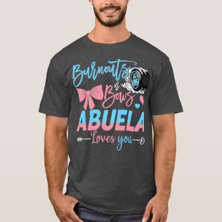 Camiseta Quemaduras o vacas Abuela te ama revelación de gén