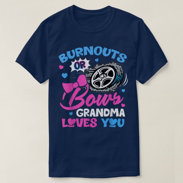Camiseta Quemaduras o vacas La abuela te ama la revelación  (Diseño del anverso)