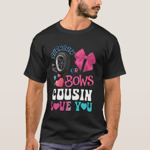 Camiseta Quemaduras o vacas Primo ama a su género revelar P