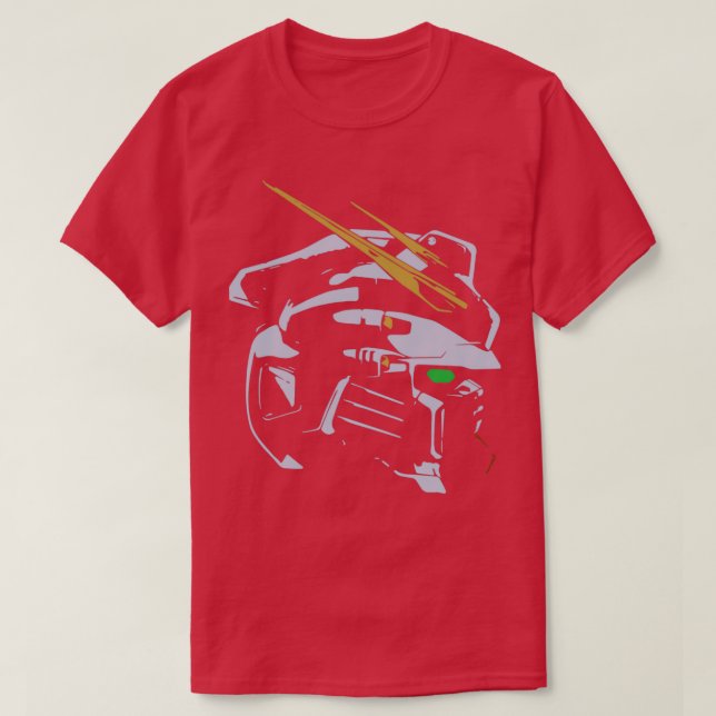 Camiseta Quemando a Gundam Mobile Fighter G Gundam 1 (Diseño del anverso)