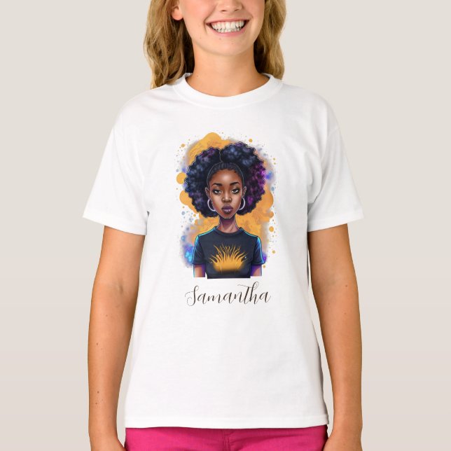 Camiseta Quemando a una mujer africana (Anverso)