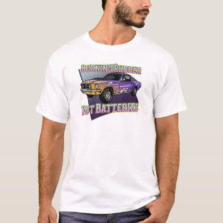Camiseta Quemando caucho, no baterías