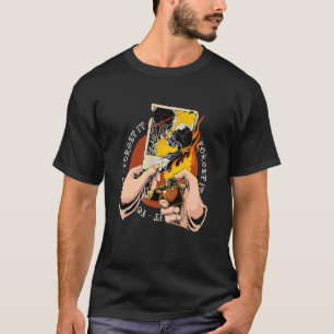 Camiseta Quemando El Amor La Pareja De Amante Escrúpulos Ro