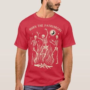 Camiseta Quemar el patriarcado, divertida halloween feminis