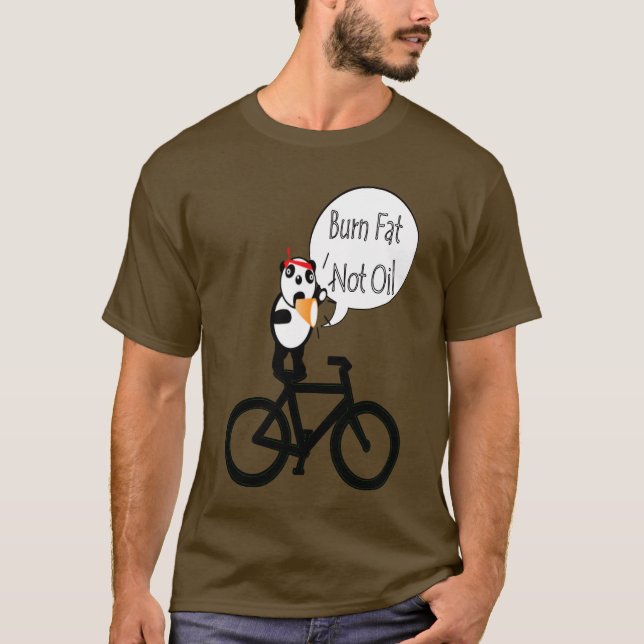 Camiseta Quemar grasa no aceite - (Anverso)