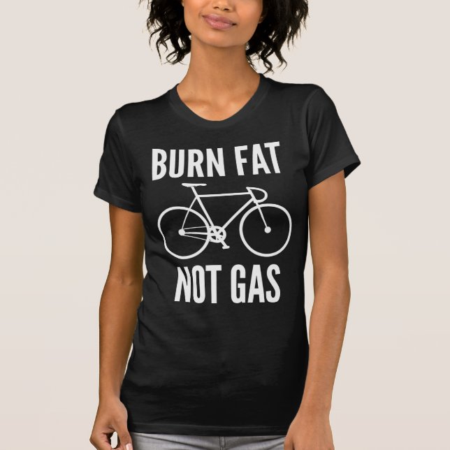 Camiseta Quemar grasa no gas (Anverso)