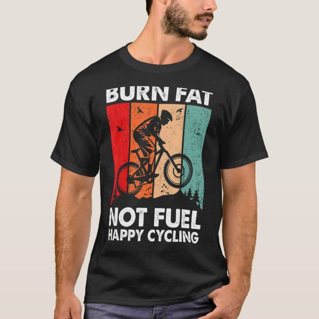 Camiseta Quemar grasa sin aceite Ciclismo de bicicleta de é (Anverso)
