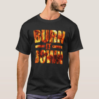 CAMISETA QUEMAR LAS LLAMAS DE INCENDIO