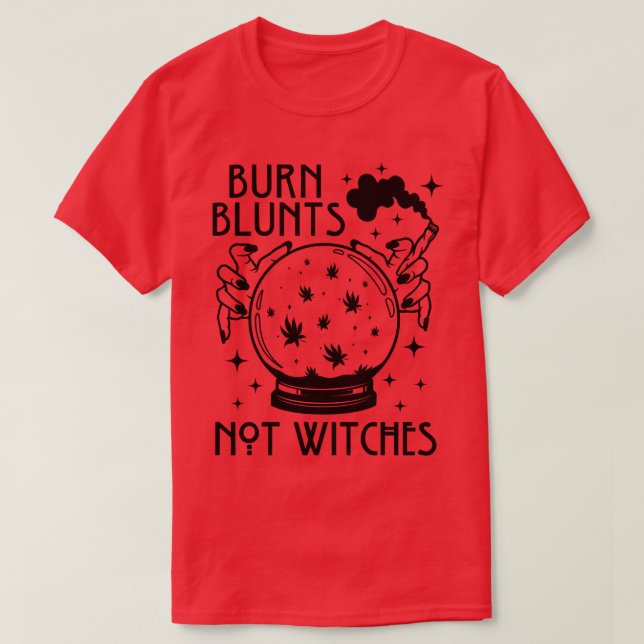 Camiseta Quemar los pulmones no viola la maleza de bruja de (Diseño del anverso)