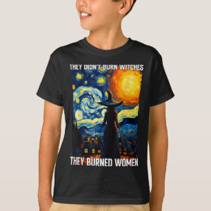 Camiseta Quemaron brujas y quemaron sala feminista