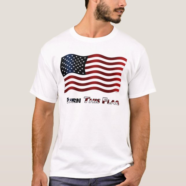 Camiseta Queme esta bandera (Anverso)