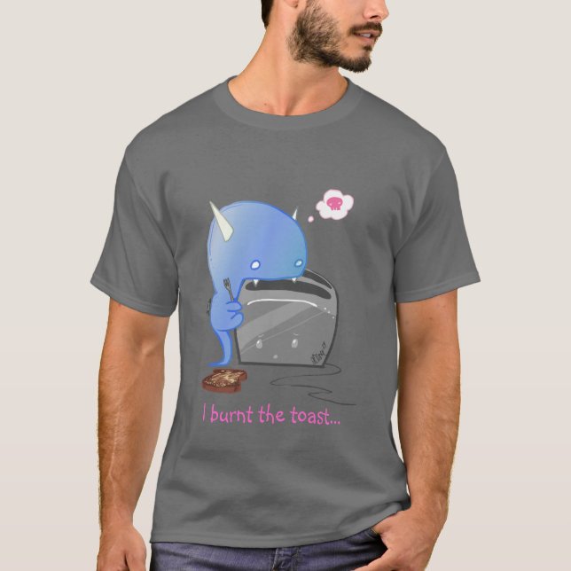 Camiseta Quemé la tostada… (Anverso)