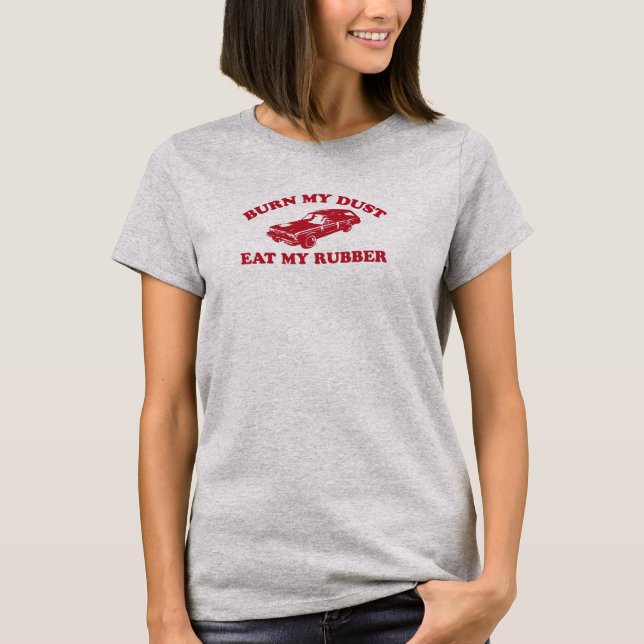 Camiseta Queme mi polvo (Anverso)