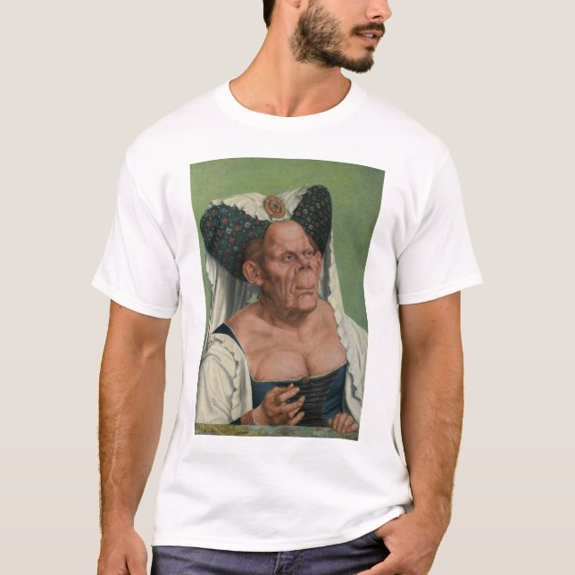 Camiseta Quentin Massys - mujer mayor grotesca, 1515 (Anverso)