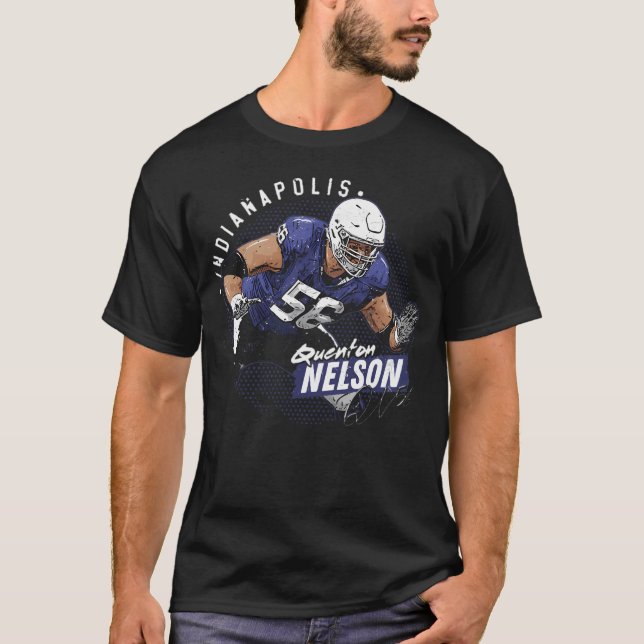 Camiseta Quenton Nelson Indianapolis (Anverso)